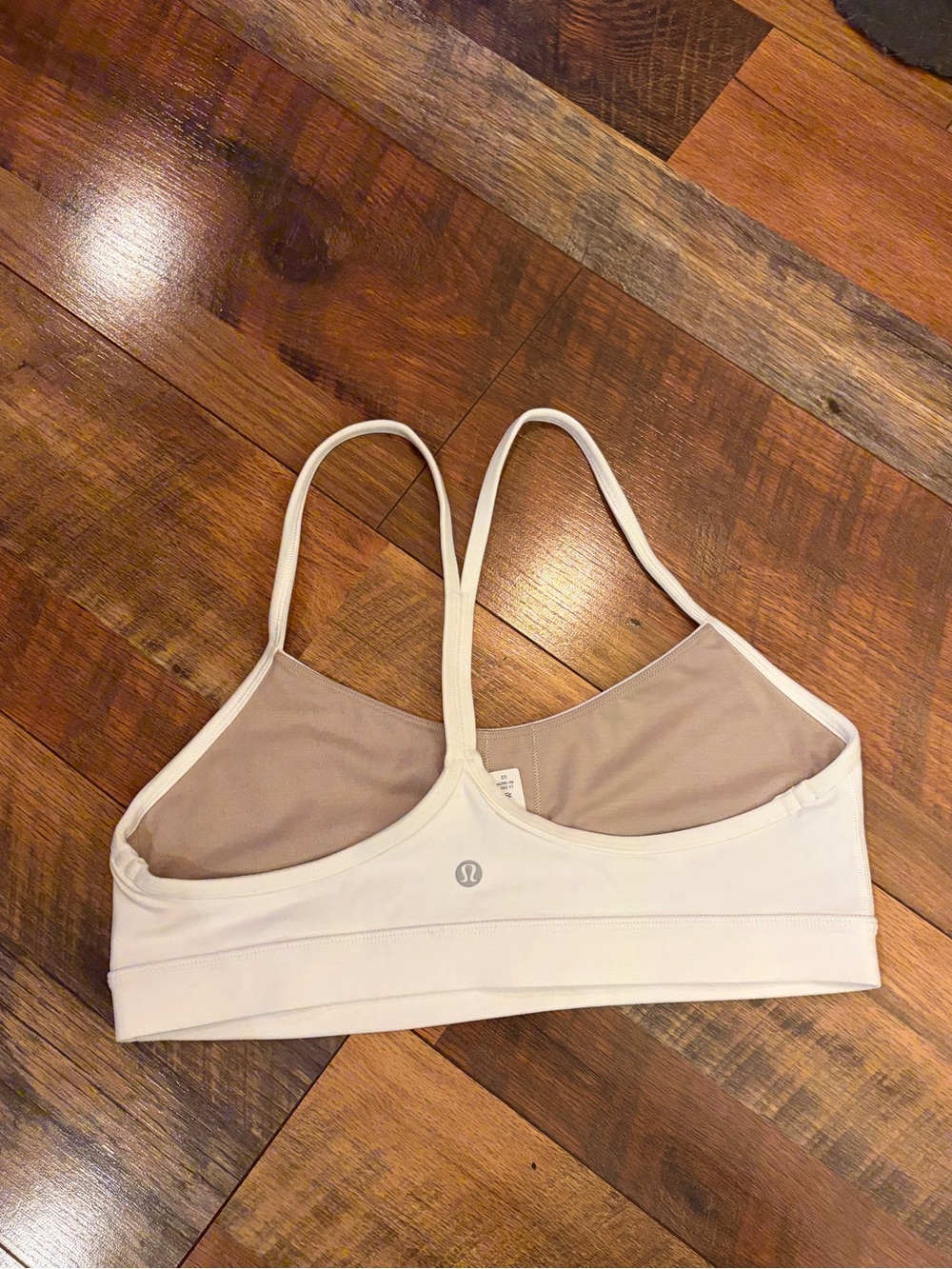 lululemon athletica White Light Support Strappy Sports Bra